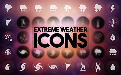 Extreme Weather Icons | Weather Forecast Graphics | MetGraphics.net