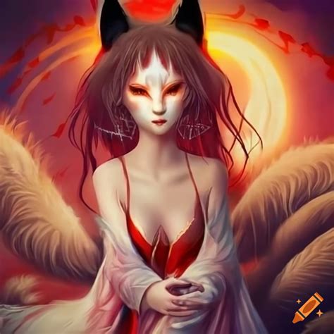 Image of a mystical kitsune