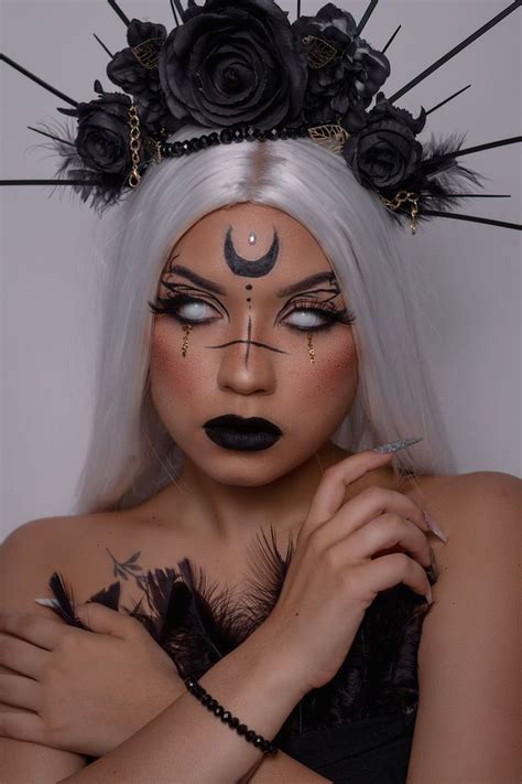 Dark Fairy Makeup, Demon Makeup, Witch Makeup, Purple Halloween ...