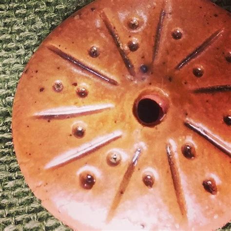 Clay spindle whorl #waihekeclay #waiheke #clay #localclay #handmade #pottery #potteryporn ...
