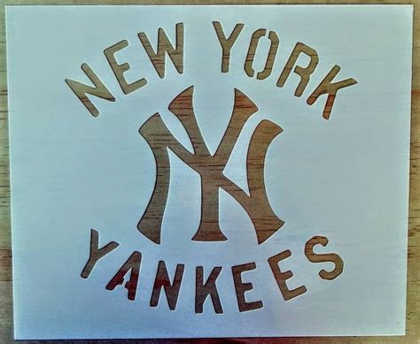 New York Yankees Stencil 10x12 - Etsy