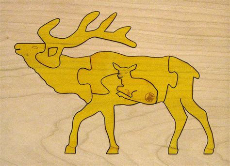 Yellow Elk Hardwood Puzzle – TETON CRAFT WORKS, LLC