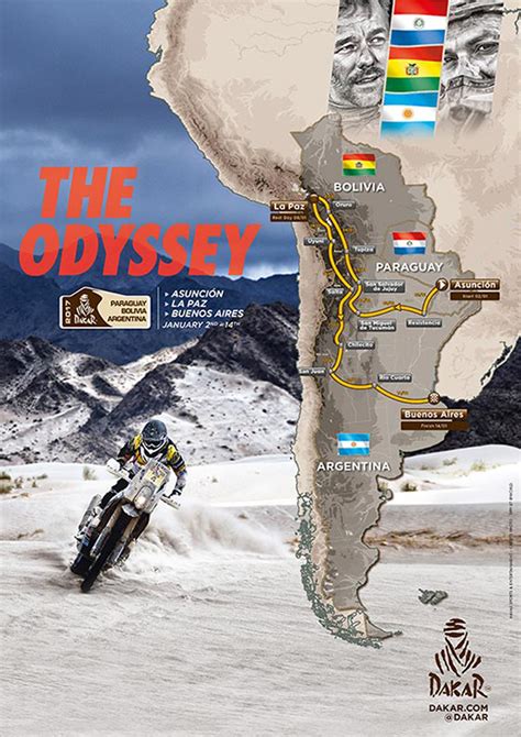 The 2017 Dakar Rally Route - Transmoto