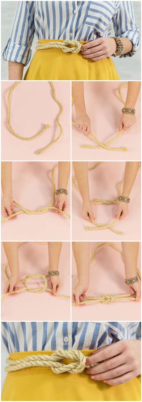 Stylish DIY Rope Belt Tutorial