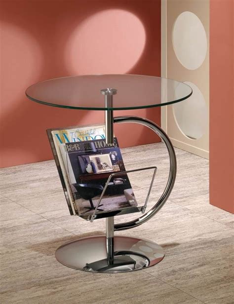 End Table With Magazine Rack - Foter