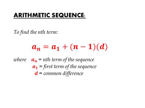 How to write a formula for an arithmetic sequence - writerstable.web.fc2.com
