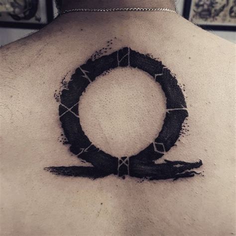 Velvet Alley Tattoo God Of War Omega Symbol Done By Arky, 53% OFF