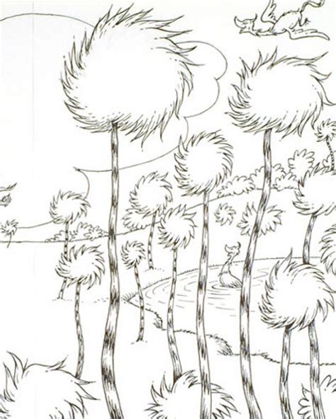 Truffula Tree Drawing at PaintingValley.com | Explore collection of ...