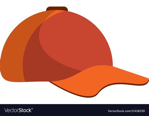 Isolated baseball hat design Royalty Free Vector Image