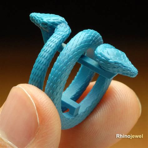 Taller de joyeria, Anillo de serpiente, Impresiones en 3d