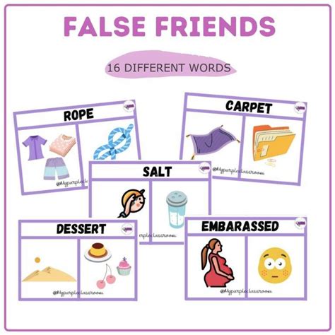 False Friends - MyPurpleClassroom