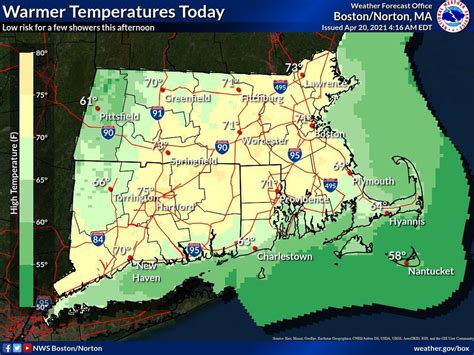 Massachusetts weather: Gusty winds forecast Tuesday, isolated thunderstorms possible Wednesday ...