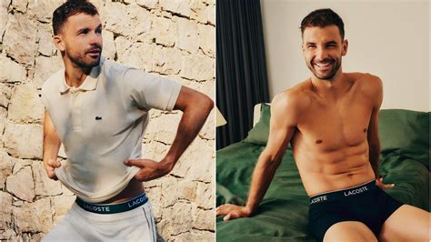 Grigor Dimitrov strips down as new face of Lacoste Underwear range ...