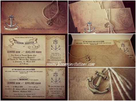 Nautical Theme Invite. Cards