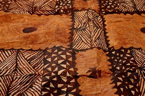 A Large Ngatu Cloth (Tongan Tapa) - Price Estimate: $300 - $500