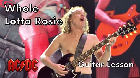 How To Play Whole Lotta Rosie By AC/DC [VIDEO] - GuitarLava