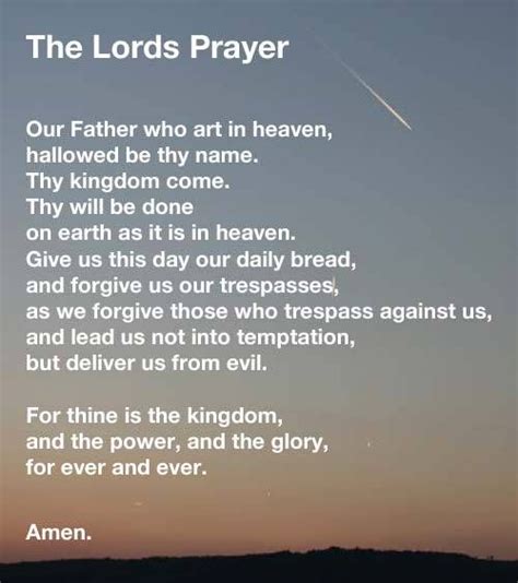 The Lords Prayer - "Our Father who art in heaven..." | Famous prayers ...