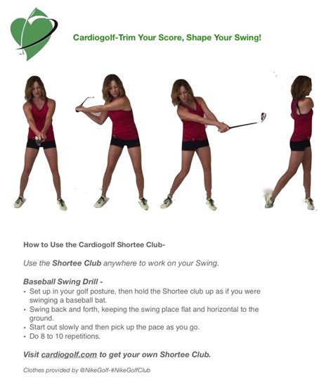 50 Cardiogolf Drills and Exercises with the Shortee Club-Baseball Swing ...