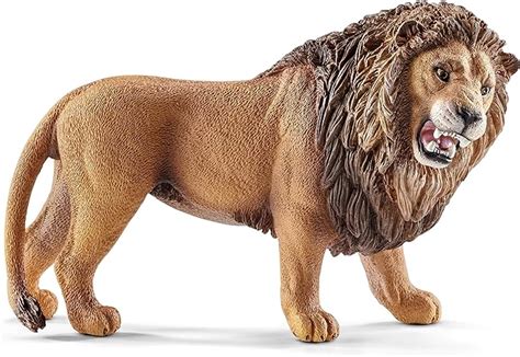 SCHLEICH 14726 Lion, roaring Wild Life Toy Figurine for children aged 3 ...