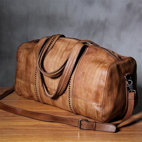 Leather Mens Cool Small Weekender Bag Travel Bag for Men | Mens travel ...