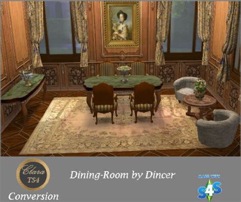 Dining room & garden deco by Clara at All 4 Sims - Lana CC Finds