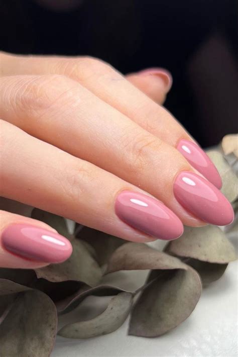 30+ Dusty Pink Rose Nails - the gray details