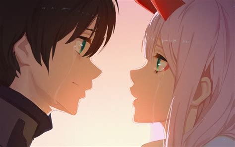 Zero Two and Hiro HD Wallpaper - Darling in the FranXX by Ash4i