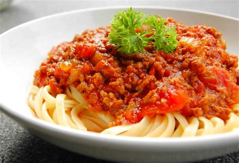 Slimming world: healthy spaghetti bolognese