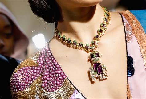 Bulgari jewels take the runway at Emilio Pucci’s Milan Fashion Week show