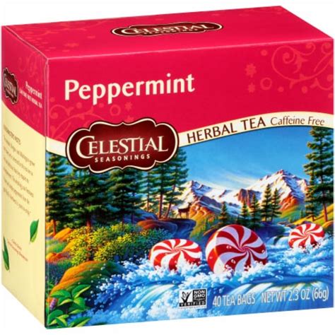 Celestial Seasonings Peppermint Herbal Tea Bags, 40 ct - Kroger