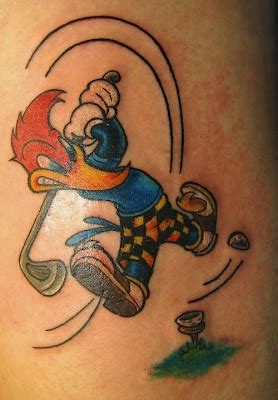 tattoo for girls: Designs Photos: Woody Woodpecker Tattoos