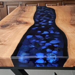 Ready for Shipping, 70x38x29h Epoxy Table, Live Edge Table, Office Desk, River Table, Modern ...