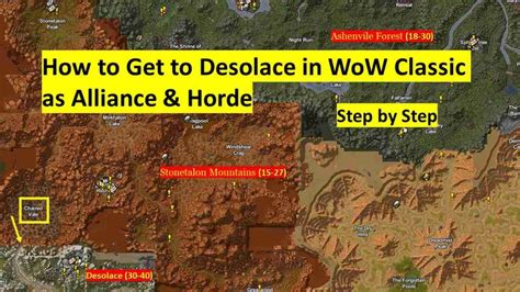 How To Get To Desolace In WoW Classic As Alliance & Horde