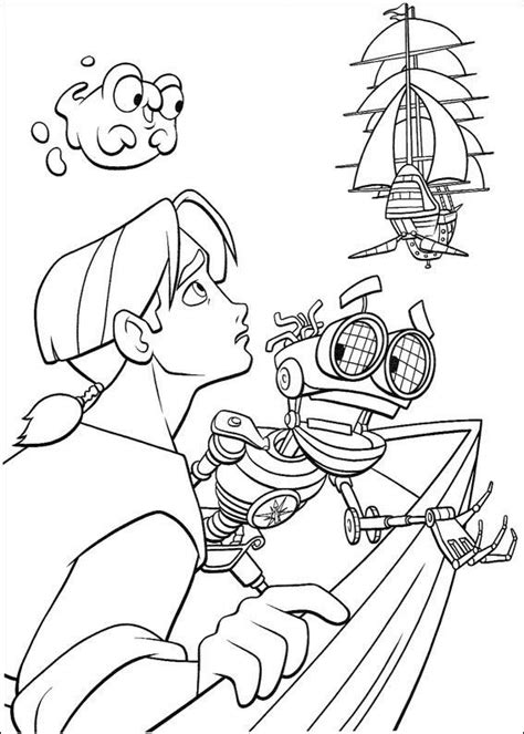 Comedy adventure of an astronaut in Planet 51 20 Planet 51 coloring pages - Magic Fingers Coloring