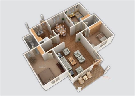 Modern 3 Bedroom House Plans In Kenya - Home Design Ideas