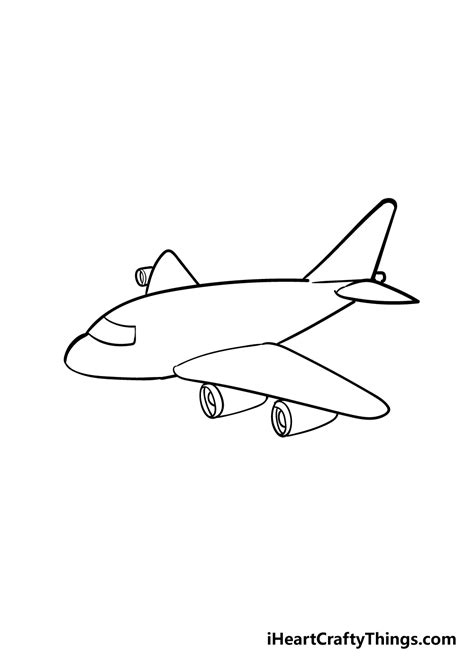 Top 87+ aeroplane easy sketch super hot - in.eteachers