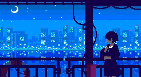 12 Gambar Animasi 8-bit Keren Buatan Jepang yang Memanjakan Mata Pixel Art Gif, Image Pixel Art ...