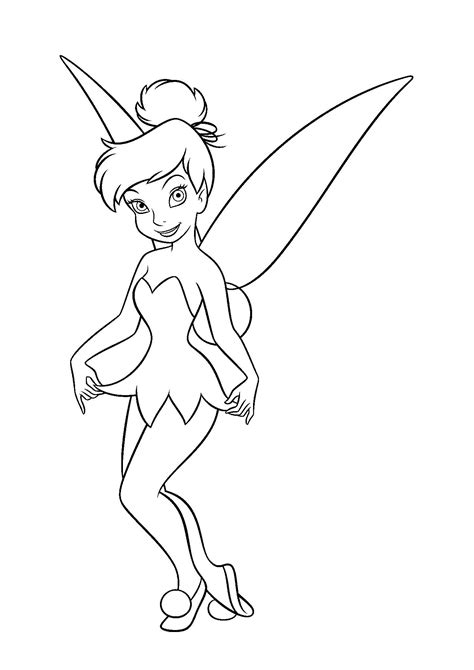 Free Printable Tinkerbell Coloring Pages - Download Your Printable Calendar