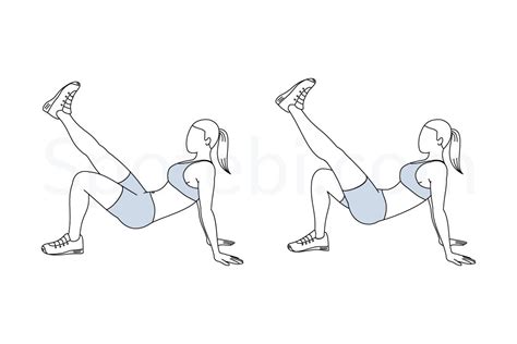 Crab Kicks | Illustrated Exercise Guide