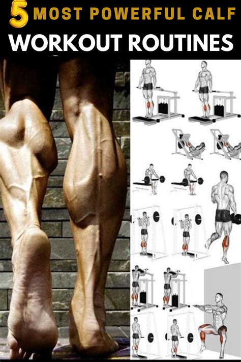 Build Calf Muscles With These 5 Exercises | Calf exercises, Calf ...