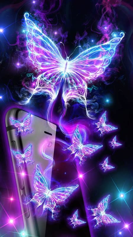 Smoke neon butterfly live wallpaper Free Android Live Wallpaper download - Download the Free ...