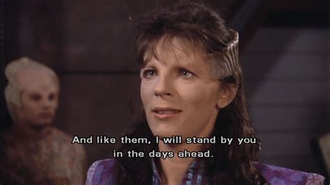 Delenn shares dual-authority of the Rangers with Sheridan (2x20 ...