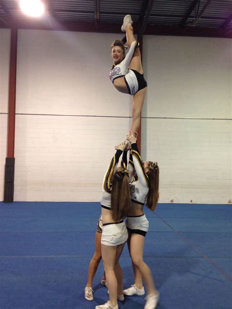 WCSS, cheer stunt, needle, scorpion | cheer | Pinterest | Cheer stunts, Stunts and Cheer