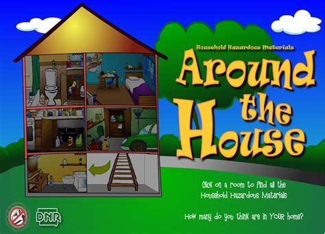 Cool computer games and videos to teach kids about household hazardous materials. #education ...