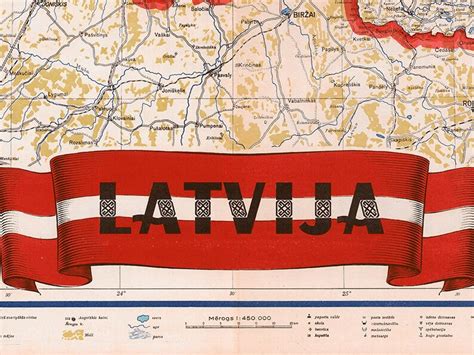 Latvia map vintage 1950.Topographic map of Latvia.Old Latvia | Etsy