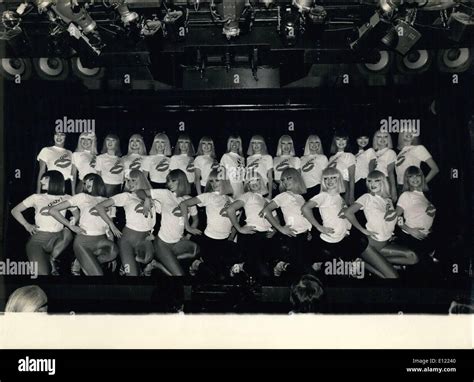 Dec. 23, 1982 - The dancers of the Crazy Horse Saloon perform Stock Photo - Alamy