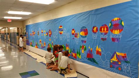 Paintbrush Rocket: Collaborative Mural Painting!!! | Collaborative mural, Mural painting, Mural