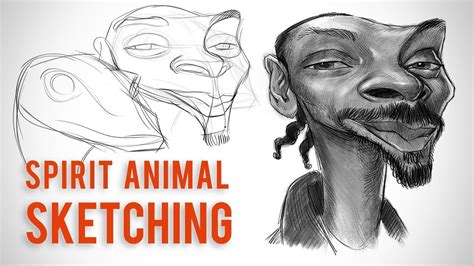 Sketching with a Spirit Animal - YouTube