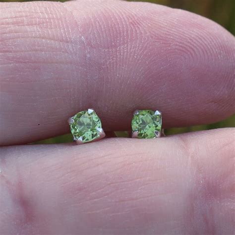 Peridot Earrings - Etsy