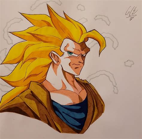 My attempt at SSJ3 Goku (my favorite albeit quite useless saiyan ...